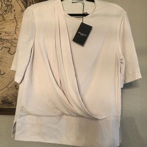 NWT mm lafleur peyton top birch color XL